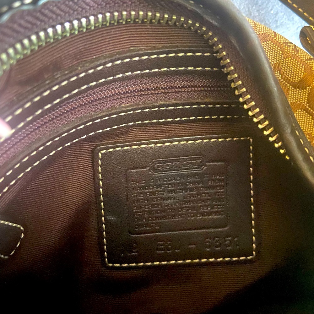 Authentic Coach bag Brown